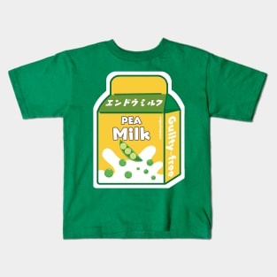 Peas Milk Dairy Free Vegan Milk Kids T-Shirt